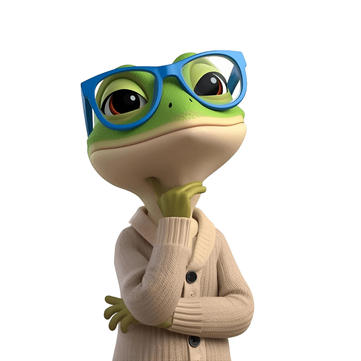 Gecko solving a logic puzzle